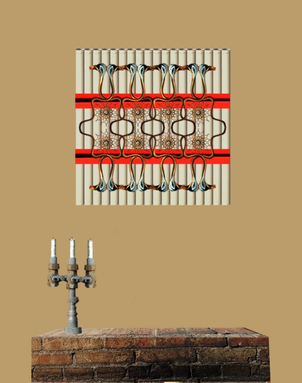 Creation of Recycled Metal Wall Decoration: Step 10